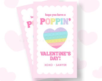 Etiquetas de regalo editables para San Valentín, etiquetas de regalo para el aula, etiquetas de regalo para San Valentín, etiquetas de regalo para imprimir