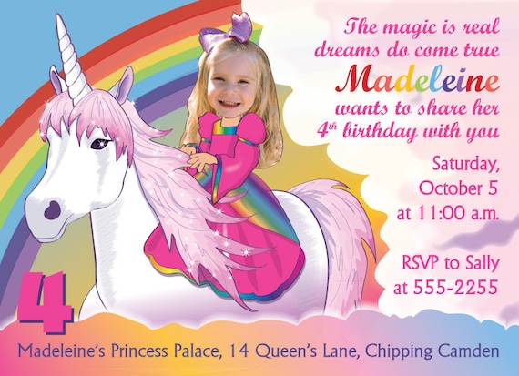 25 Inviti Compleanno Principessa - Cartoncino 350g/mq - Made In Italy - Con QR Code - Foto 2