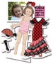 Personalized Paper Doll Kit - printable - DIGITAL FILES 