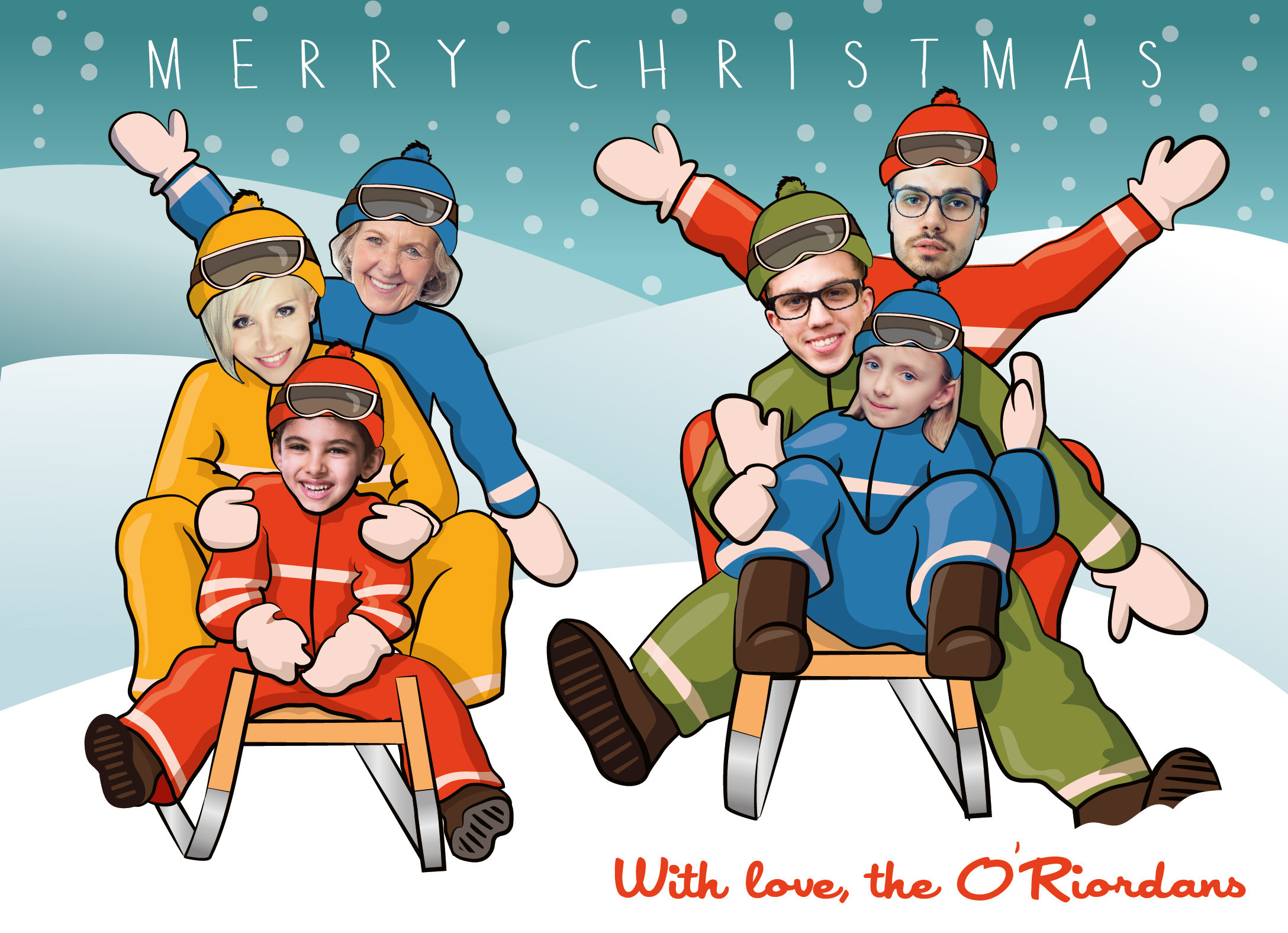 Funny Custom Christmas Cards 