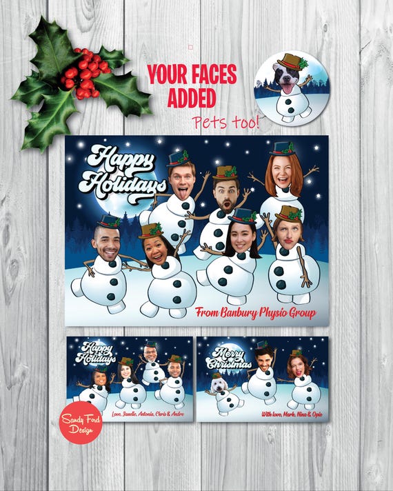 thumbnail image 2 of Naughty Snowman Christmas Cards - 3-Pack Hilarious 4x6 Holiday Greeting Cards With Envelopes 2 of 9