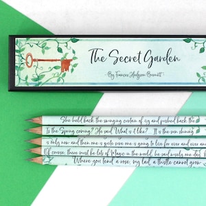 The Secret Garden Book Quote Pencils