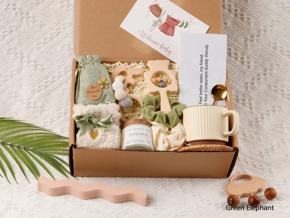 New Mom Care Package, New Baby gift box, Welcome Baby Gift, Birthday Gift, Self Care Gift, Congratulations, Gift For Her, Cozy Gift