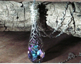 Alexandrite Princess Necklace, Medieval Fantasy Jewelry, Gift for Her
