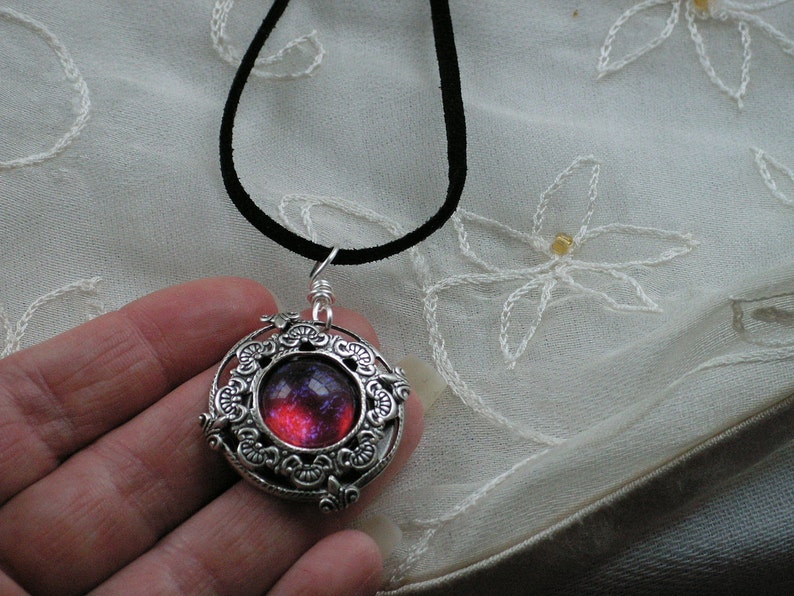 Free Shipping Opal Necklace Fire Opal Necklace Fall gifts Leather Bridesmaid necklaces Weddings September Mexican Fire Opal Necklace