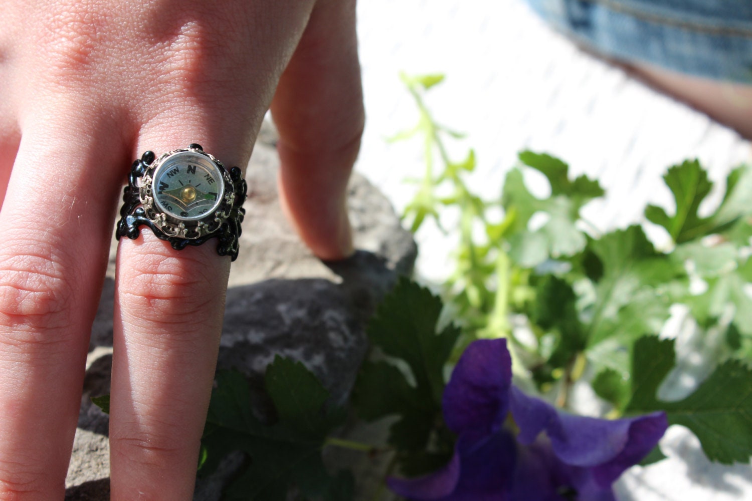 Working compass ring sale