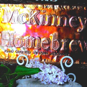 Copper Sign, Barn Wedding, HomeBrew Sign, Man Cave Sign, Wedding, 7th Anniversary, Craft Beer, Fall gifts, Anniversary gifts, Custom Sign