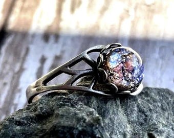 ブラック オパール タンブル ブレスレット ,マルチ ファイヤー