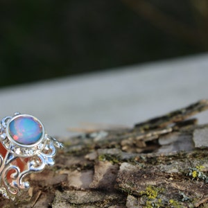 Land of Arendelle Ring, Nebula Ring, Filigree Ring, Adjustable Ring, Free Shipping, Cosplay, Larp, Wife, Girlfriend, Fall Gifts, Ren Faire