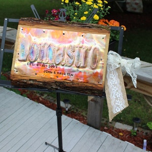 Copper Sign, Anniversary Sign, Wedding Sign, 7 Year Anniversary Gift, Family sign, office sign, housewarming, wood sign, wedding decor, gift