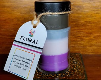 Ace / Asexual/ Demisexual Candle (Floral Scents)