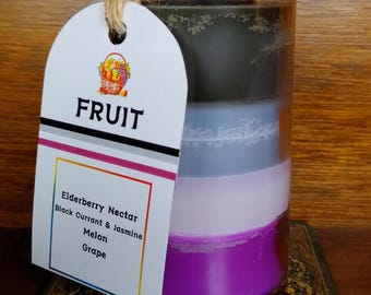 Ace / Asexual/ Demisexual Candle (Fruit Scents)