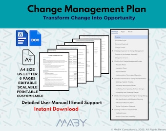 Change Management Plan, Change Management Strategy, Change Control Framework, Change Request, Governance, Change Strategy, Project Managemen