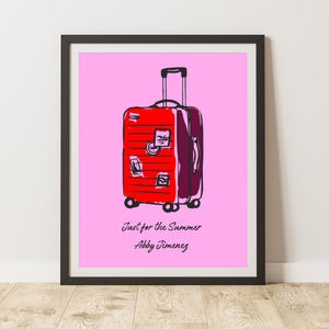 Abby Jimenez Just for the Summer Poster | Instant Digital Download