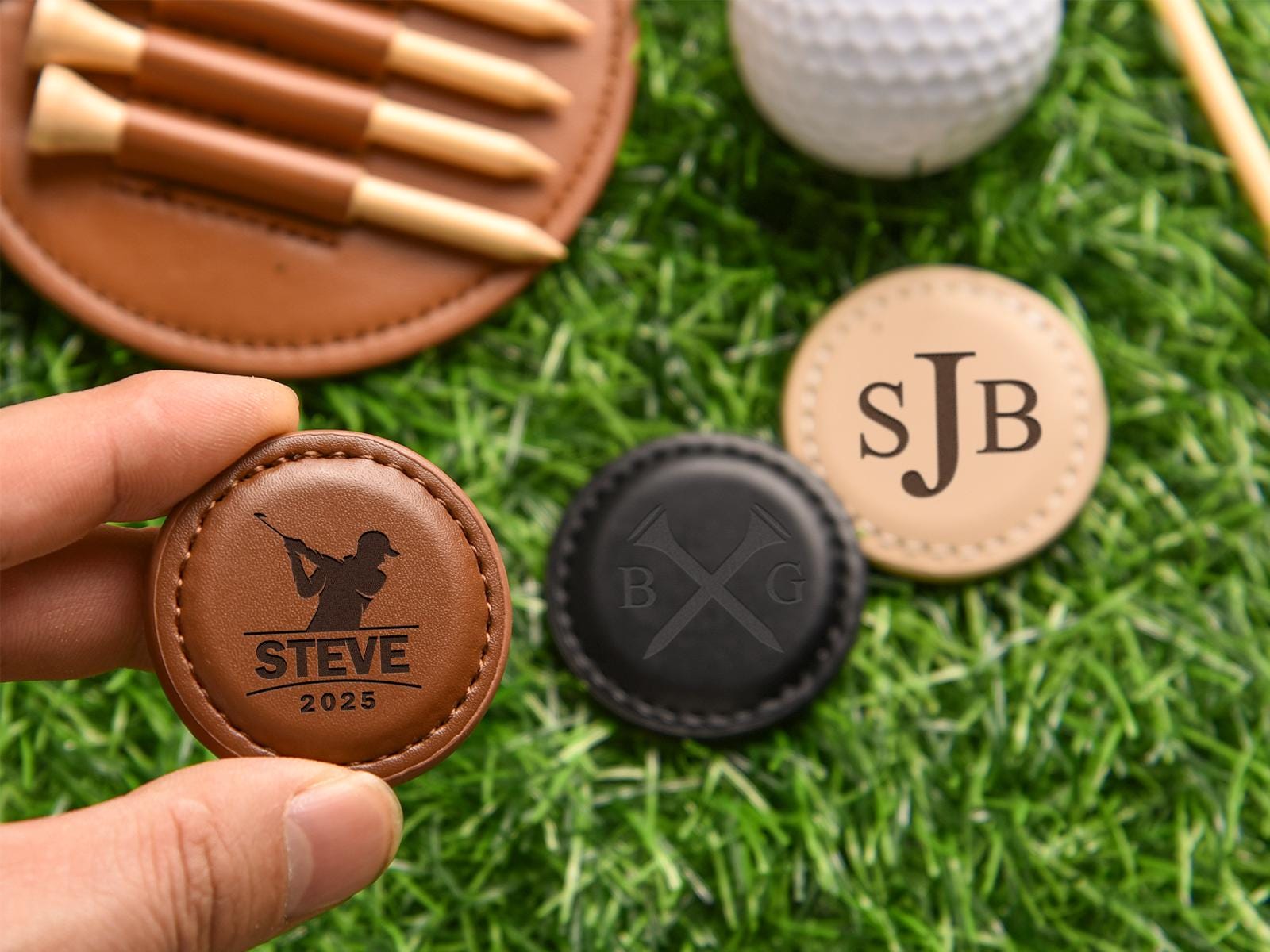 Personalized Golf Ball Marker, Engraved Golf Ball Marker, Great Gifts For Golfers, Groomsmen Golfer Gifts, Personalized Gifts for Men