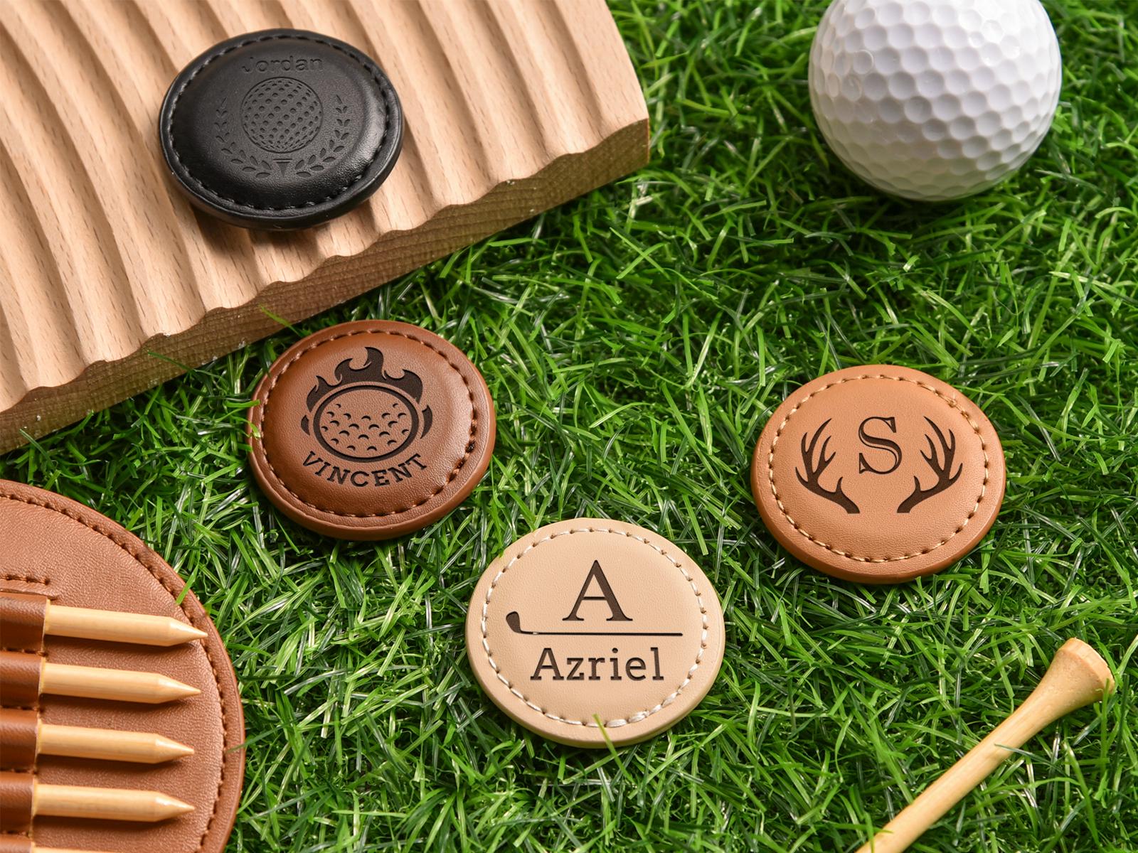 Personalized Golf Ball Marker, Engraved Golf Ball Marker, Great Gifts For Golfers, Groomsmen Golfer Gifts, Personalized Gifts for Men