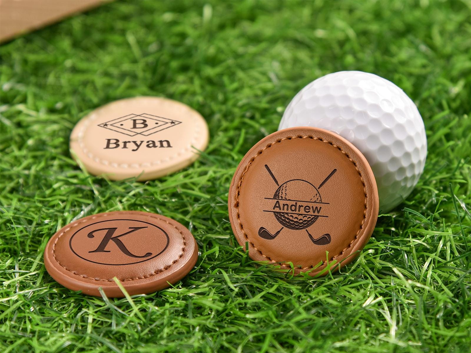 Personalized Golf Ball Marker, Engraved Golf Ball Marker, Great Gifts For Golfers, Groomsmen Golfer Gifts, Personalized Gifts for Men