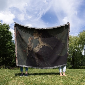 The Vampire Lady Woven Blanket + Tapestry