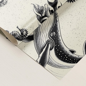 INPAKPAPIER -  Een Cadeau uit de Diepte van de Oceaan