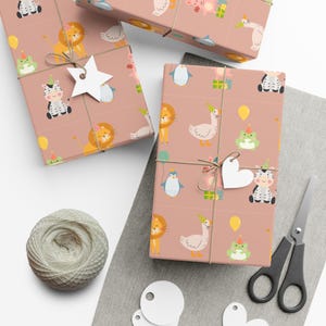 Playful Gift Wrap Papers for Kids&#39; Birthdays, Baby Showers, and More | Colorful Decorative Wrapping Paper, Fun Designs