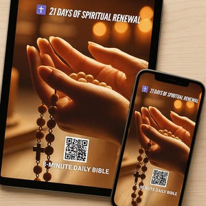 Tarjeta de oración cristiana de 21 días en PDF: devocional imprimible con versículos bíblicos / Escrituras diarias y tarjetas de oración - Descarga digital instantánea
