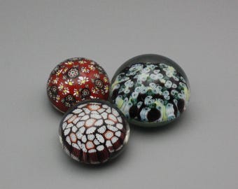 Vintage Millefiori Paperweights – Elegant & Collectible Art Glass