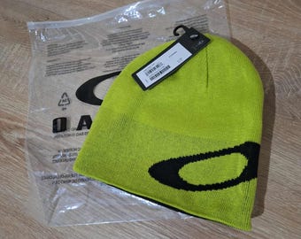 Oakley Software Men's Vintage 90s' Y2k Beanie Hat Rare Logo One