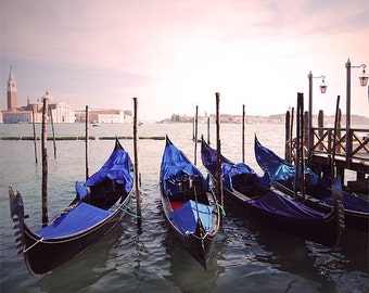 Venice photography, gondola photograph, Canal Grande, Vacations in Italy, holiday photos for beautiful home decor