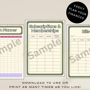 2025 Complete Budget Planner for Binder Sunflower Themed | Paycheck ...
