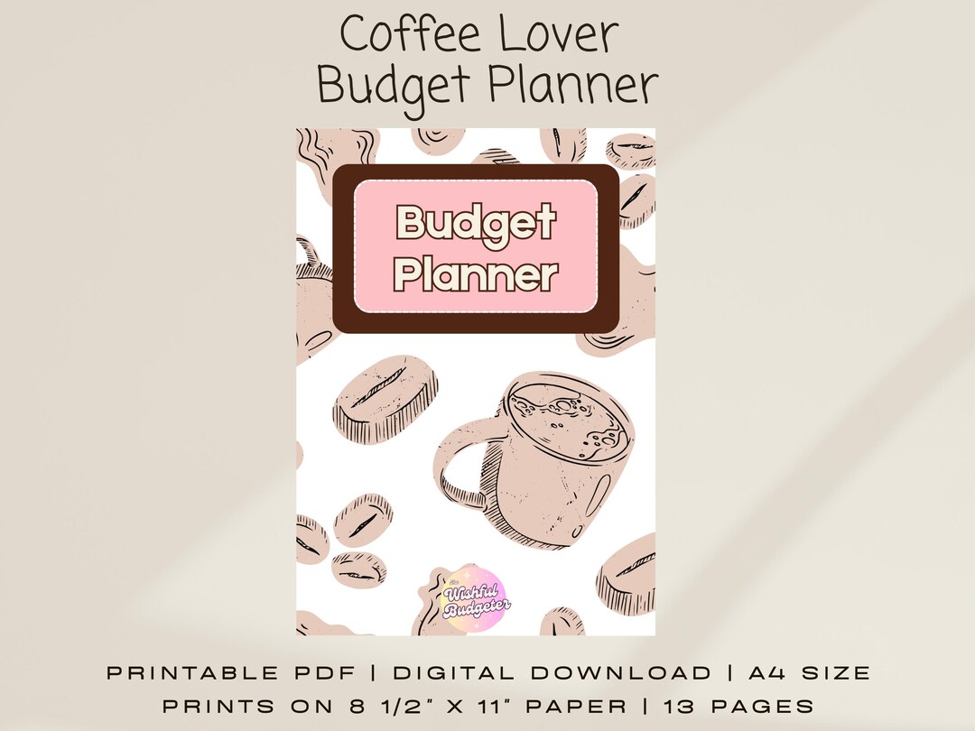 2025 Complete Budget Planner for Binder Coffee Lover Themed | Paycheck ...