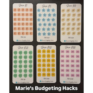 Savings Challenge | A6 | Reusable | Denomination Savings Challenge
