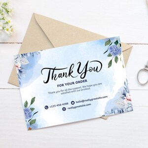 Carte de remerciement Carte de correspondance vierge minimaliste, idéale pour présenter des cadeaux d'appréciation