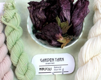 Hibiscus Natural Dye Kit: Green