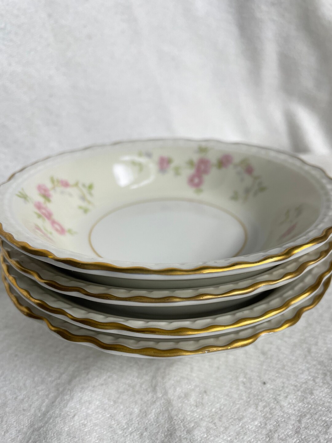 Set of 4, Royal Jackson Bone China Vintage China Bowls