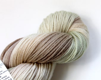 Plant Dyed Worsted Wool Yarn, Hibiscus Walnut Tonal, USA Wool