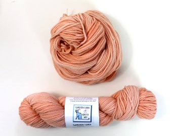 Natural Dyes DK Yarn 50gm, Plant Dyed USA Yarn, Nature Dyed Wool, Red Crochet Yarn, HandDyed Yarn DK Wool, Botanically Dyed Dk
