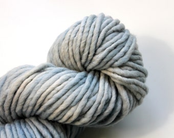 Natural Blue Yarn, Super Bulky Skein, Naturally Hand Dyed, Plant Dyed Wool, Bulky Wool, Quick Knit, Weaving Yarn, Luxury Knitting