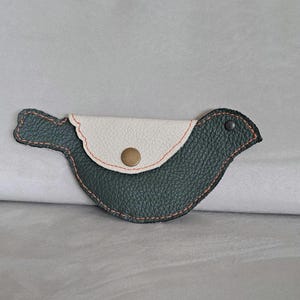 petit porte monnaie enfant "oiseau"  créé en pièce unique...cousu main