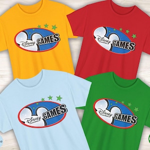 Retro Disney Channel Games Logo Classic Squad Matching Shirt, Disney Mickey Gaming Tee, Channel Games Team Shirt, Disneyland Family Gift