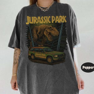 Vintage Jurassic Park T-Rex Break Out Graphic Shirt, Jurassic Park Dinosaur T-Rex Shirt, Jurassic World Shirt, Disneyland Trip Family Shirt