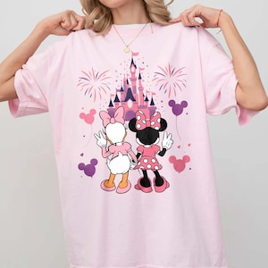 Disney Minnie Daisy Comfort Colors Shirt, Disney Girls Shirt, Disney Besties Shirt, Disneyworld Shirt, Disney Family 2025, Disneyland Tee