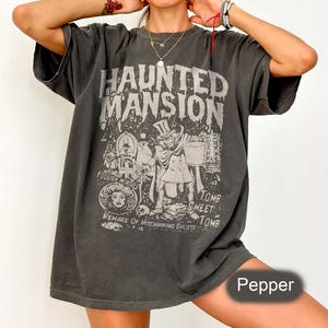 Vintage Haunted Mansion Comfort Colors Shirt, Stretching Room Shirt, Haunted Mansion 1969 Shirt, Madam Leota Halloween Tee, Halloween Gift