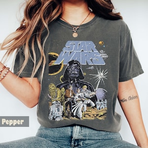 Retro Disney Star Wars Shirts, Star Wars Day Shirt, Disneyworld Shirt, Disney Family Shirt, Vintage Star Wars Shirt, Unisex Star Wars Shirt