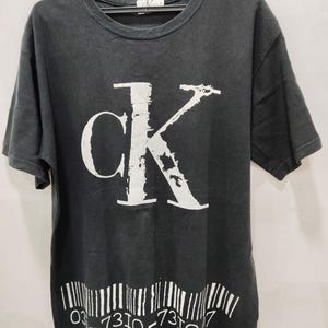 Vintage 90s Calvin Klein Big Logo Tshirt