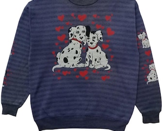 Vintage 90s 101 Dalmatians Sweatshirt, Red Disney Pullover - Etsy