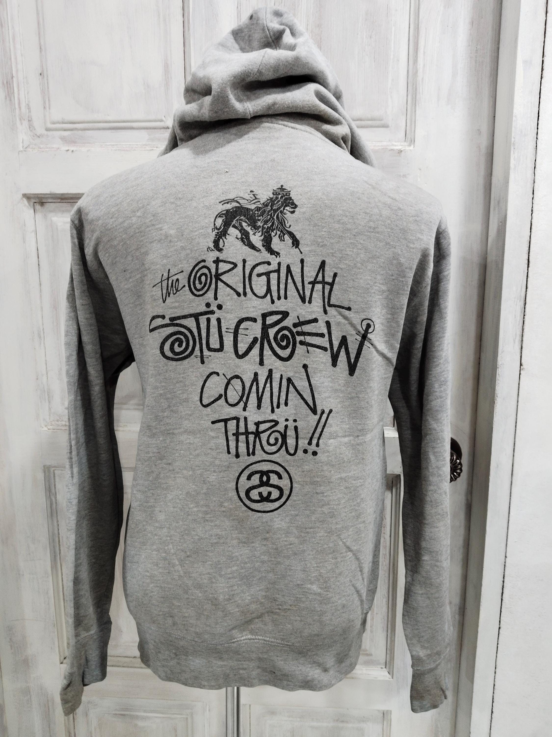 Vintage 80s Stussy the Original Stu Crew Comin Thru Zipper