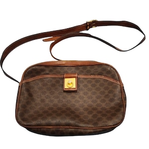 Vintage Celine Leather Crossbody Bag