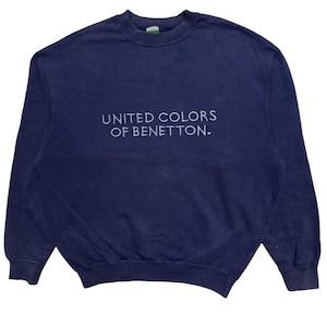 Vintage United Colors Of Benetton Big Logo Made in Italy