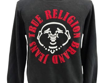 Vintage Y2K True Religion Brand Jeans Big Logo Sweatshirt