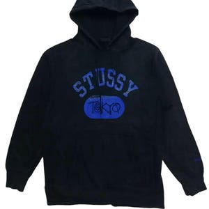 Vintage Stussy Hoodie Big Logo Sweatshirt